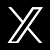 X (formerly known as Twitter) logo