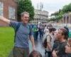 Wayne Ambler leading a tour in Rome