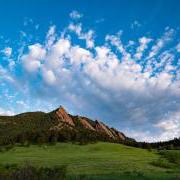 Flatirons during summer